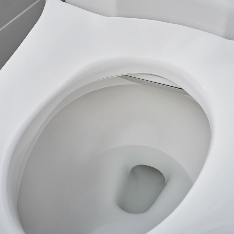 Advanced Clean White Elongated Bidet Toilet Seat with Remote Control