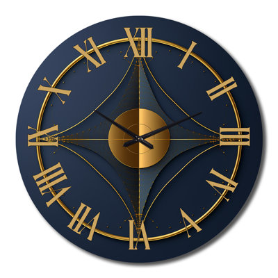 Horloge murale en métal