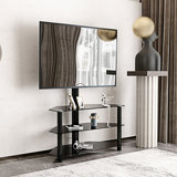 Swivel 3-Tier Multi-Function Tv Stand, Media Cabinet