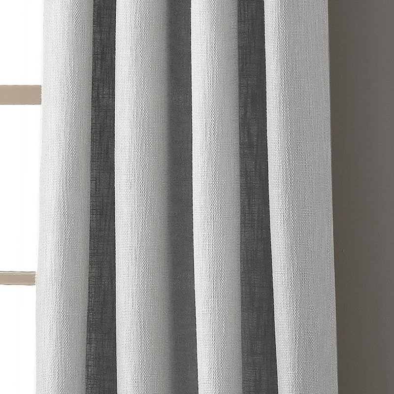 Neodesha Semi Sheer Curtain Single Panel, Gray