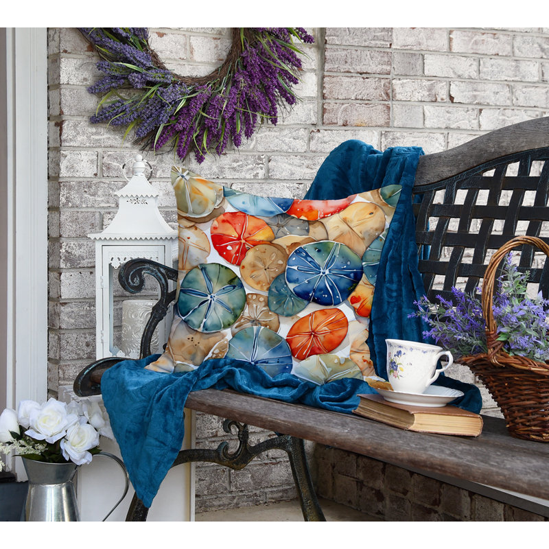 Nautical Outdoor Throw Pillow, 18"H x 18"W