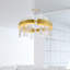 Lustre 24 lumières DEL en or satiné-551729029-661441174