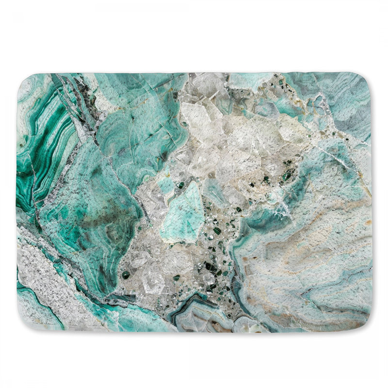 Clim Microfiber / Microsuede Non-Slip Bath Mat, 17"W x 24"L