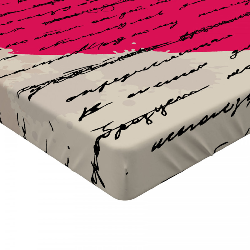 Microfiber Patterned Fitted Sheet, Full Fitted Sheet