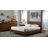 Baxton Studio Weinberg Nightstand - 2-Drawer Bedside Table with Scalloped Apron and Turned Legs for Bedroom, Walnut Brown-1337430105