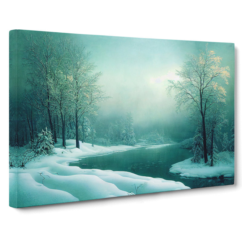 Sumptuous Winter Forest - Wrapped Canvas, 40cm H x 60cm W x 3cm D