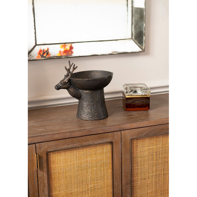 Barleto Handmade Glass Decorative Box, Peacock 