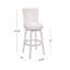 Tabouret de bar pivotant en bois Aniyan-70297709