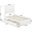 Lit plateforme en bois avec pied de lit et gigogne Aveline-155936801-155936803