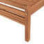 Banc d'extérieur en bois d'eucalyptus avec table basse Stamford, ensemble de 2-125819235