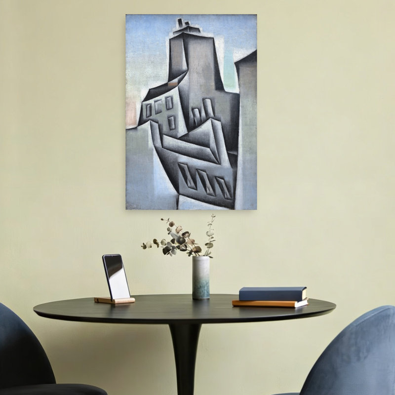 Maison An Paris, art abstrait classique contemporain, art mural, H 24 po x l 16 po