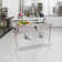 39.3" L x 23.6" W Free Standing Bar Sink with 2 Faucets