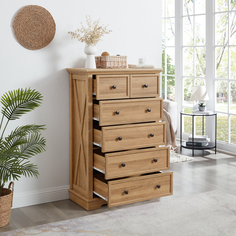 6 Drawers Cabinet Tall Chest