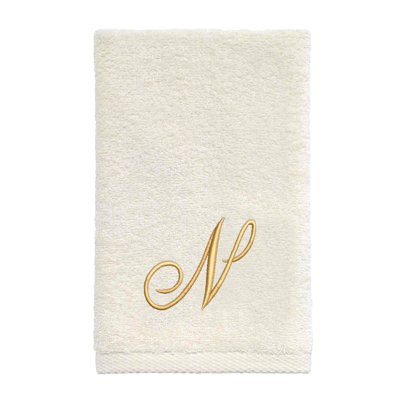 Serviette Winston Porter Zakaryan, lettre N