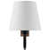 Sunlit Swivel Wall Sconce In Walnut Black