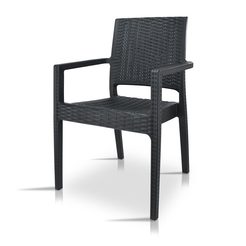 Willet Patio Dining Armchair, Antracite
