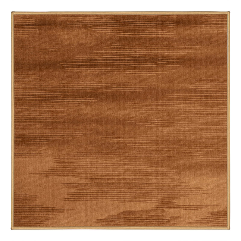 Tapis abstrait lavable à la machine, Carré 5 pi