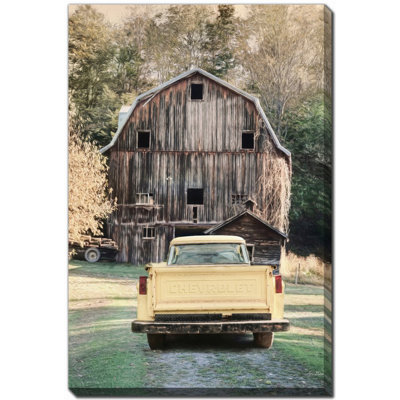 Chevy, art mural sur toile