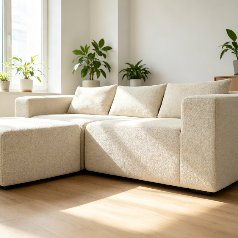 Canapés modulaires compressés 107 po (kaki)
