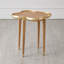 Table de bout en bois massif Quatrefoil