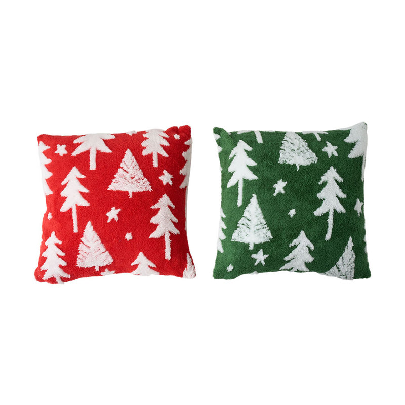 Abstract Red + Green Backrest Cushion