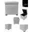 Repose-pieds carré avec rangement Woodside-21843444