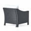 Chaise d'appoint élégante de style minimaliste moderne