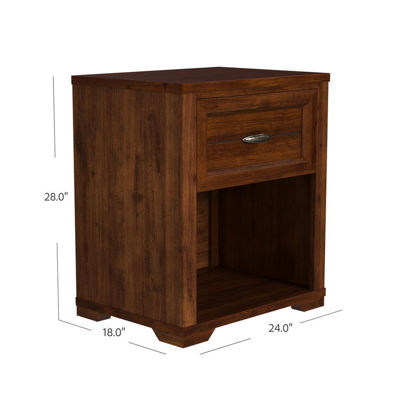Table de chevet 1 tiroir Logan
