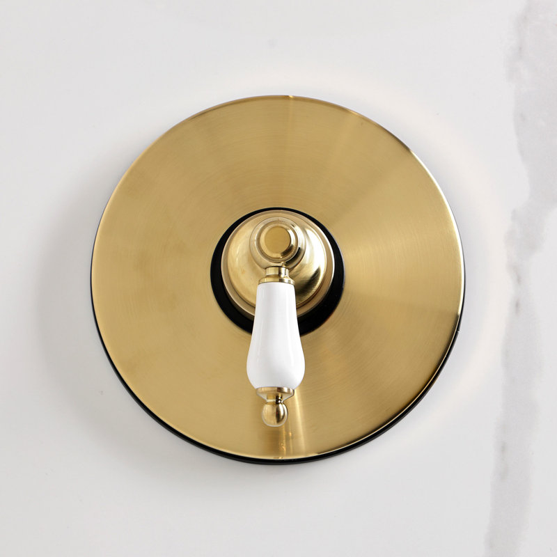 Robinet de douche Kingston, Laiton brossé