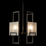 Geo Pendant - 4-Light - Sterling - Clear Glass