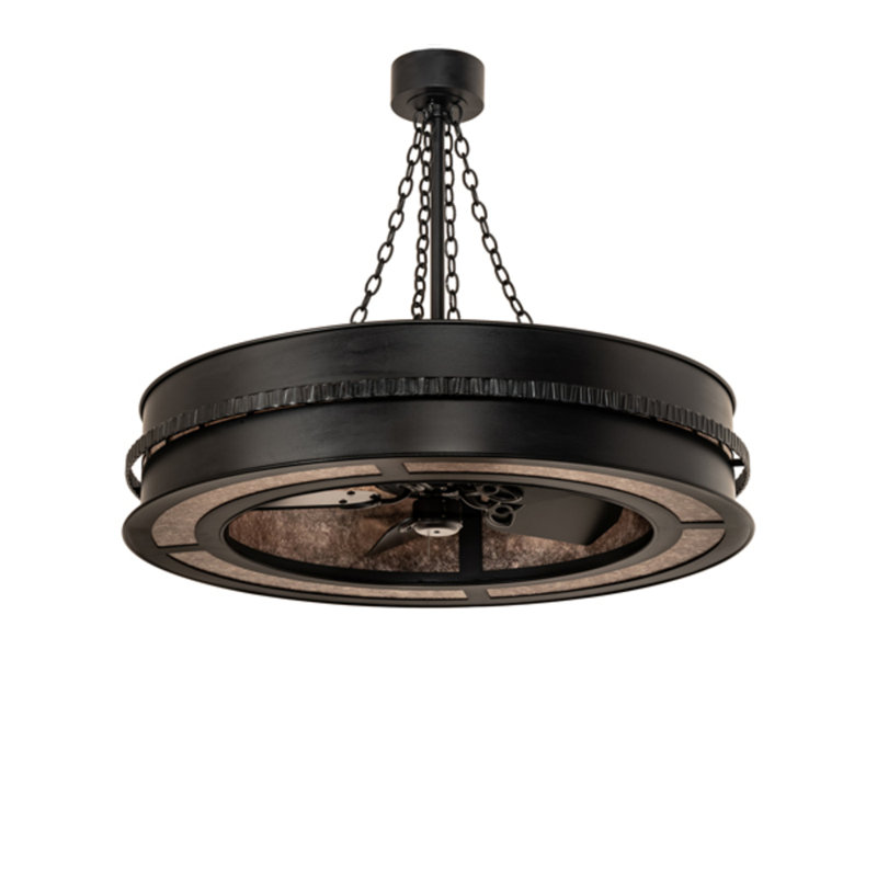 Golden Forge Downrod Ceiling Fan
