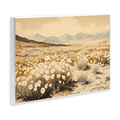 Plaque murale «Desert Wildflowers in Golden Valley», design par Franklyn Gregory