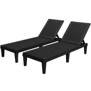 Tellie Outdoor Chaise Lounge (Set of 2)