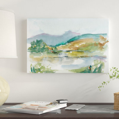 « impressionniste aquarelle ii », reproduction sur toile
