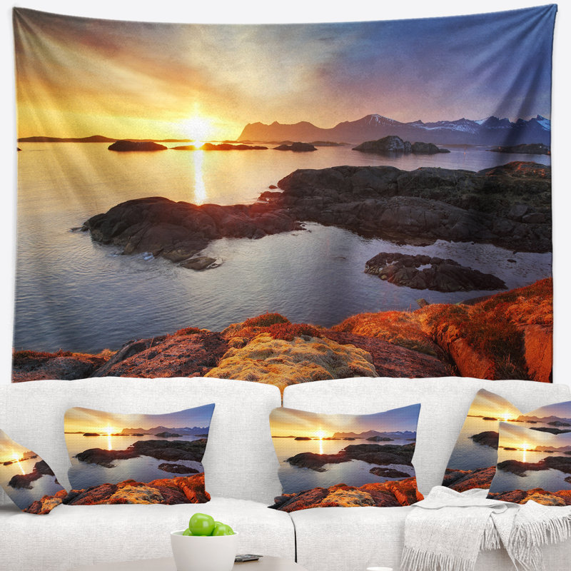 Tapisserie Seashore, H 78 po x l 92 po