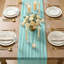 Gauze Pearl Spring Table Runner 70 x 300 cm | Seasonal Sheer Chiffon Cheesecloth Dining Holiday Birthday Wedding Table Decor for Home Party-1453836252