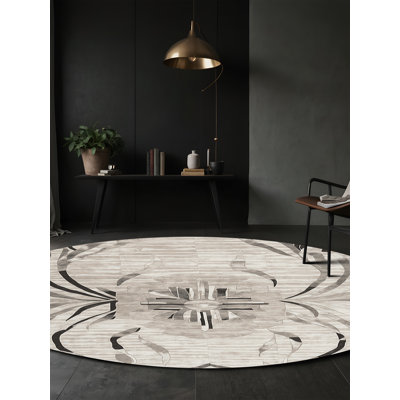 Tapis gris lavable à la machine