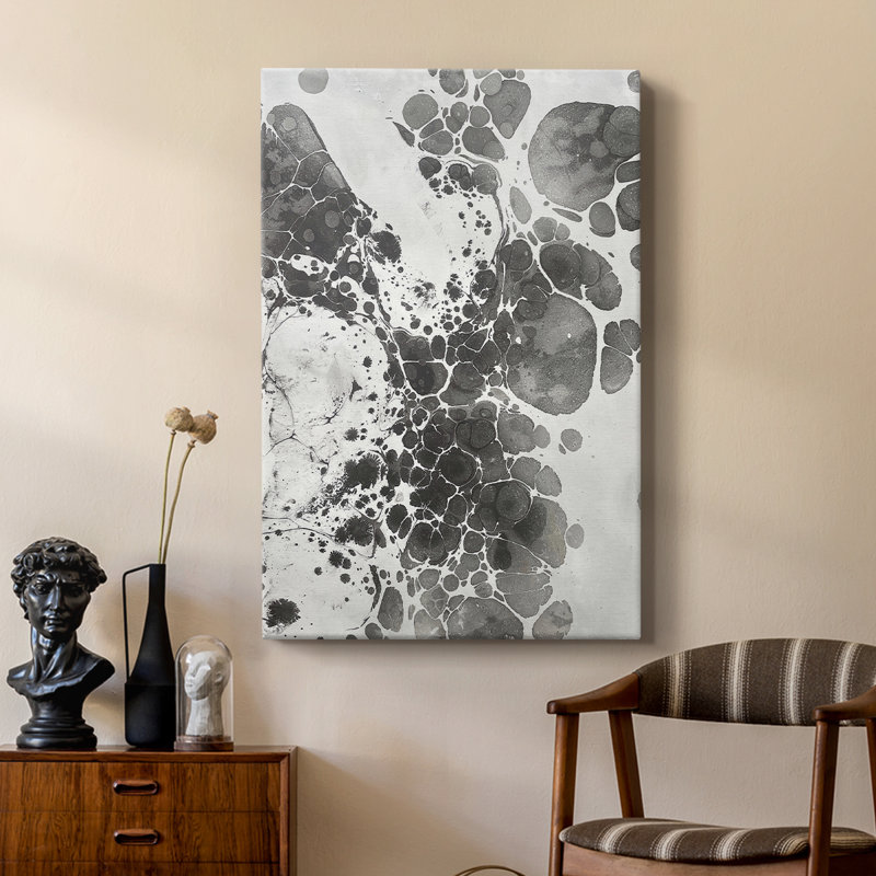 Marbling III -Custom Wrapped Gallery Cavas