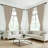 Grommet Top Blackout Room Darkening Curtains, Solid Thermal Insulated Polyester Window Curtain Set, 2 Panels-264609306-264609300-259254592
