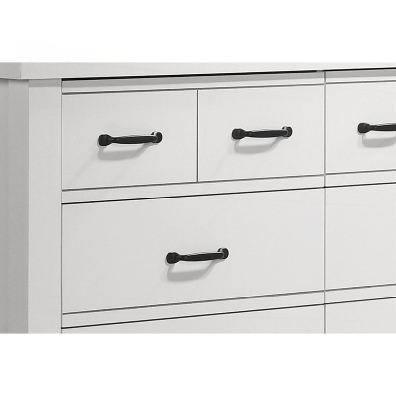 Commode blanche 6 tiroirs Cassini