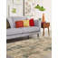 Tapis abstrait beige Abrianne-23395774