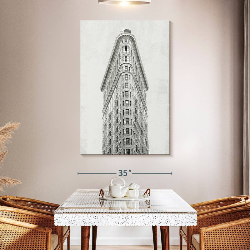 Lilie Flatiron Building NYC, 51" H x 34" W