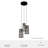 Gablecrest 3 Light Rectangle Cluster Pendant-69880545