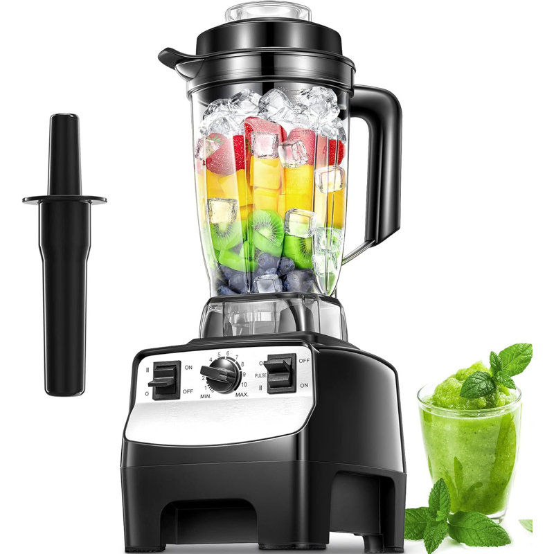 Counter Blender Smoothie Maker, 1450W Professional High Speed Blenders for Kitchen, 10 Speed Control, 68 oz BPA-Free Tritan Container, 8 Titanium Stainless Steel Blade for Ice/Soup/Nuts