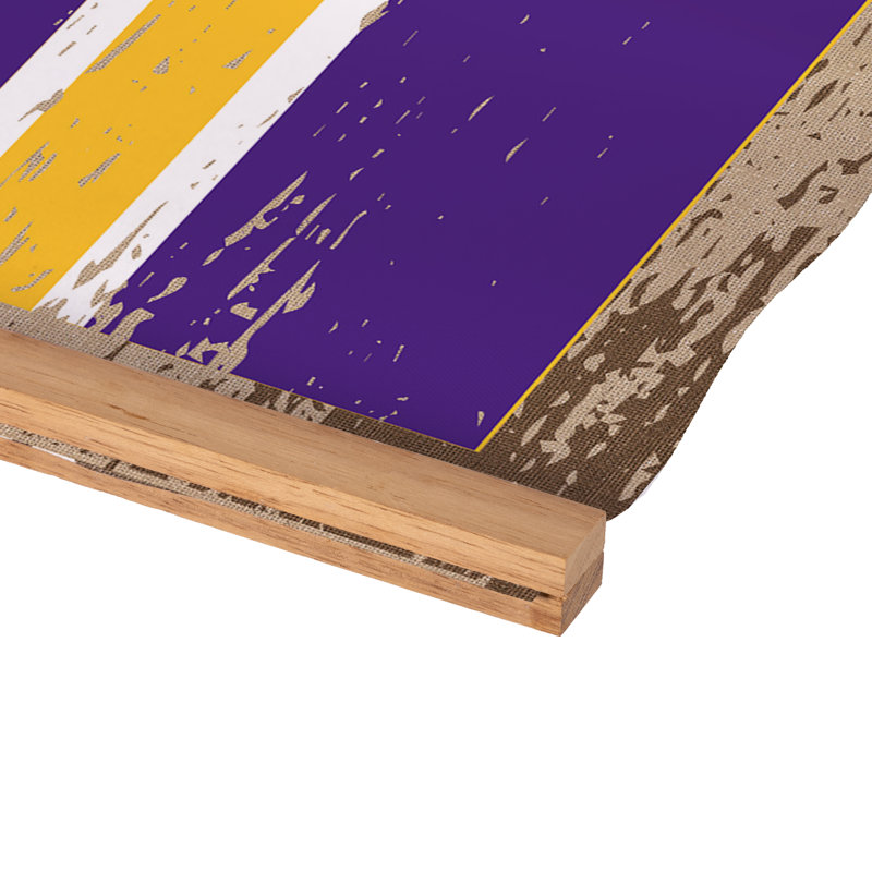 Tapisserie murale en toile 36 po x 54 po Minnesota Vikings, Vikings du Minnesota