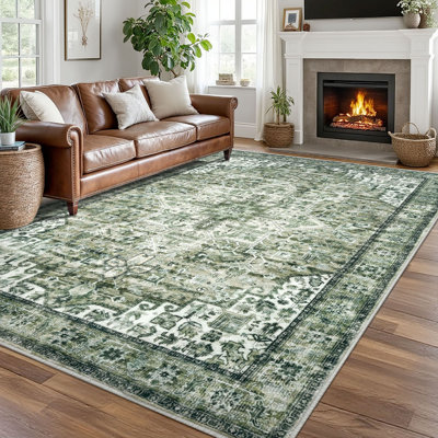 Washable Oriental Indoor Rug