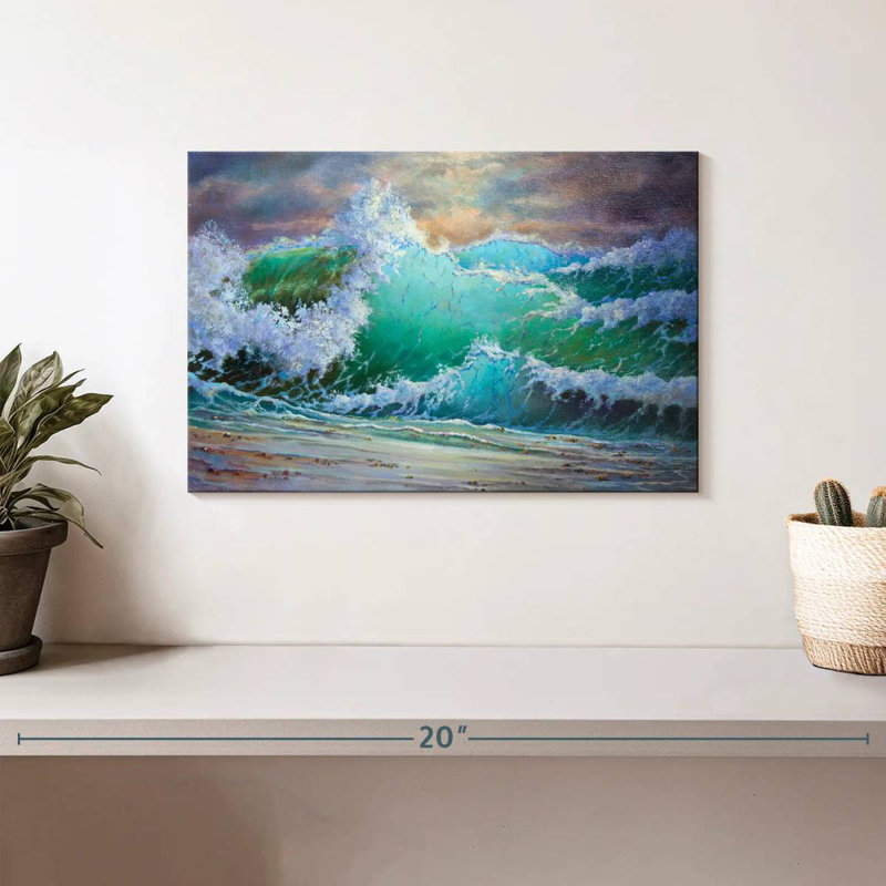 Gillard Waves, 8" H x 12" W