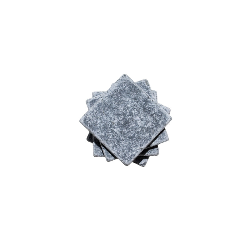 Marble Coaster Set, Grey