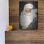  «Blue Santa» par Ashley Bradley, art mural en métal, 12 po x 16 po-185432983