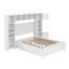 Lit double en bois avec armoire et tablette-626384628